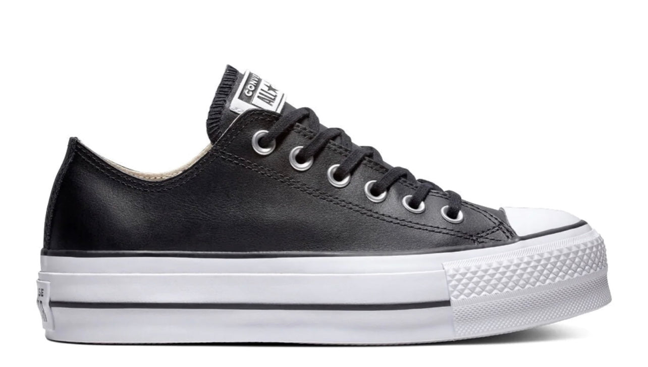 Converse negras bajas mujer hotsell