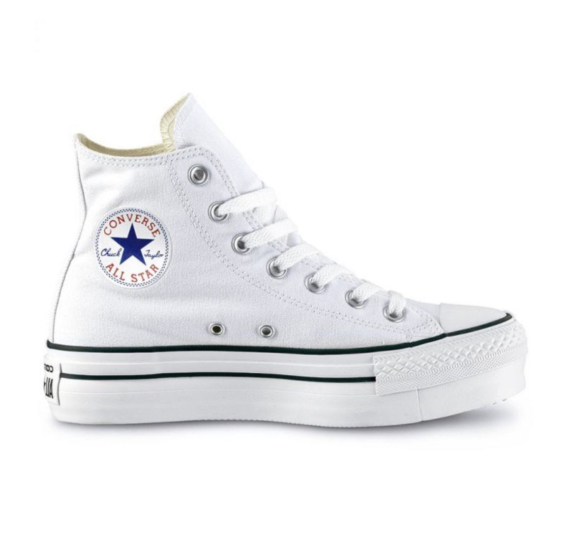 Converse doble plataforma altas sale