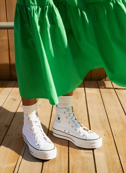 Converse - Chuck Taylor All Star Plataforma Lona Blanca