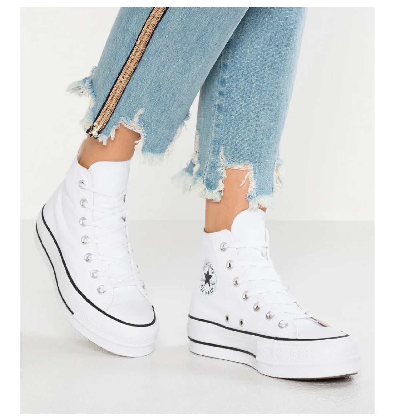 Converse lona doble suela