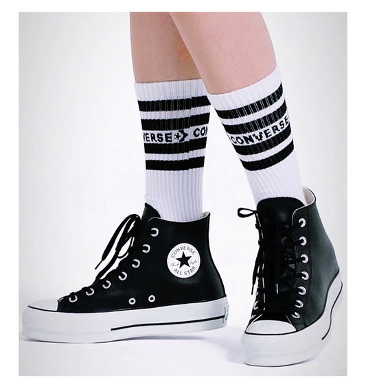 Converse - Polipiel Negra doble suela