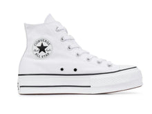 Cargar imagen en el visor de la galería, Converse lona alta plataforma blanca
