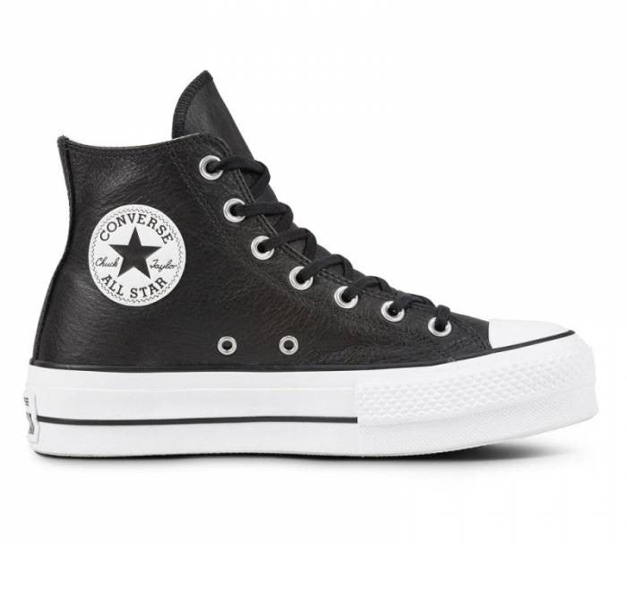 Converse polipiel negra doble suela